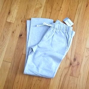 NWT drawstring French Terry straight leg pants